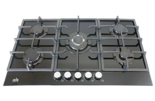 ALVA - 90cm 5-BURNER GAS HOB - GLASS GDH201