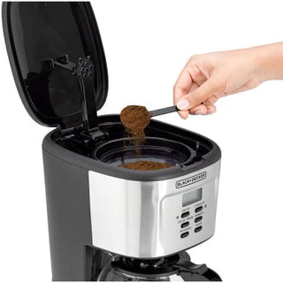 Black & Decker DCM85-B5 12 Cup Coffee Machine  (Black)