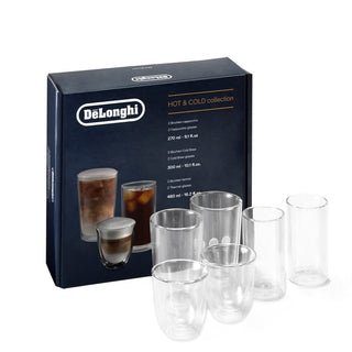 The Connoisseur Collection DLSC302 - SET OF 2 ESPRESSO, 2 CAPPUCCINO & 2 LATTE MACCHIATO GLASSES - 5513284451