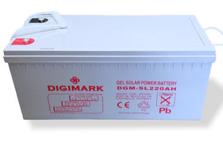 Digimark 220Ah 12v Gel Solar Rechargeable Battery- DGM-SL220AH