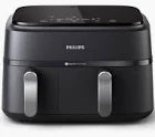 PHILIPS 3000 SERIES DUAL BASKET 9L AIRFRYER - BLACK - NA351/00