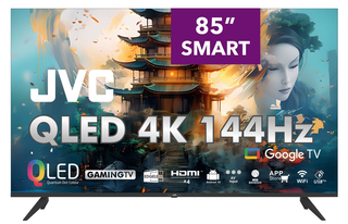 JVC 85" NQ7165 144Hz 4K QLED Google Smart TV with Dolby Atmos   LT-85NQ7165