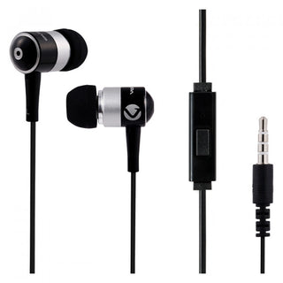 Volkano Stannic Earphones With Mic - Black VSN202-WHT[V2]