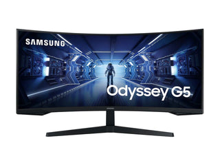 Samsung G5 Odyssey Curved Monitor – 34″, 3440 x 1440, 165Hz, 1ms