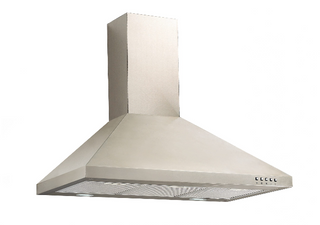 Falco 90CM Pyramid Type S/Steel Chimney Extractor FAL-90-52S