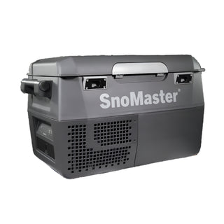 SnoMaster - 25.2L Plastic Portable Fridge/Freezer DC With 220V Power Adapter - Grey