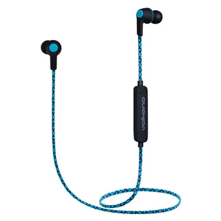 Volkano Moda Series - Nylon Bluetooth Earphones - Blue VK-1107-BL