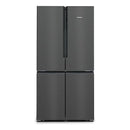 iQ500  483 Litres No Frost, French Door Bottom freezer,  Black stainless steel