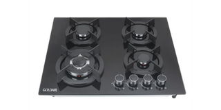 Goldair 4 Burner Glass Gas Hob GBGH-4002