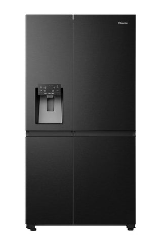 Hisense Side by Side Black 601lt Refrigerator - H780SB-IDL