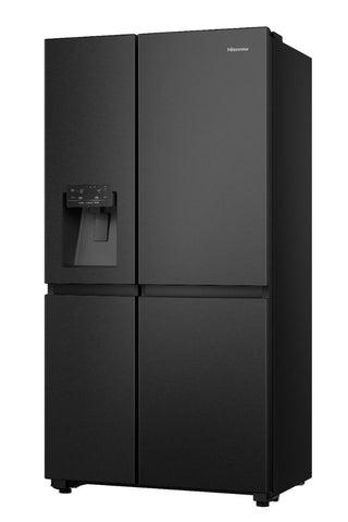 Hisense Side by Side Black 601lt Refrigerator - H780SB-IDL