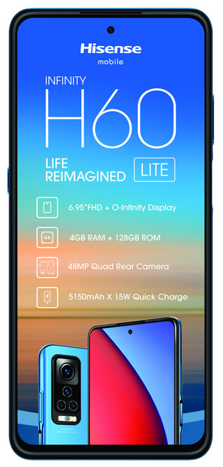 Hisense Infinity H60 Lite 128GB Single - Blue