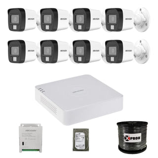 Hikvision 8 Channel Smart-Hybrid Audio CCTV Kit
