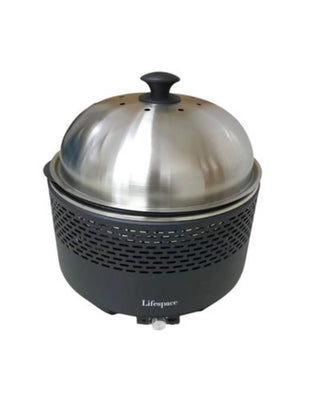 Lifespace Portable Charcoal Braai with Dome Lid and Carry Bag