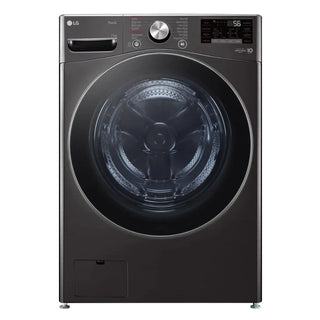 LG 21KG Black Steel Front Loader Washing Machine F0P2CYV2E.ABLQESA