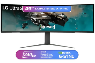 LG UltraGear 49" Dual QHD Curved Monitor 240Hz 1ms - 49GR85DC