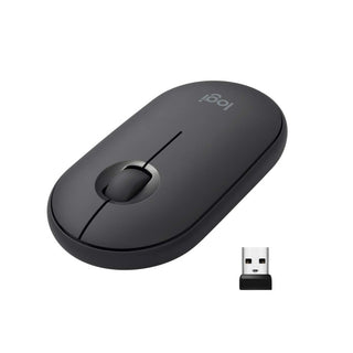 Logitech Pebble M350 Wireless Mouse - Graphite