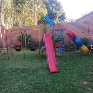 Maxi-Combo Jungle Gym - Swings & 3tyre Climbing Ladder