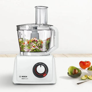 Bosch 1100W MultiTalent 8 White Food Processor – MC812W620