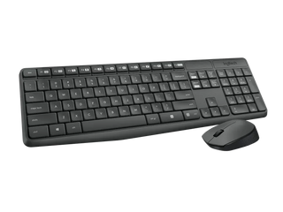 Logitech® MK235 Wireless Keyboard and Mouse - GREY