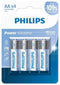 Philips LR6P4B Power Alkaline AA -  4-BLISTER