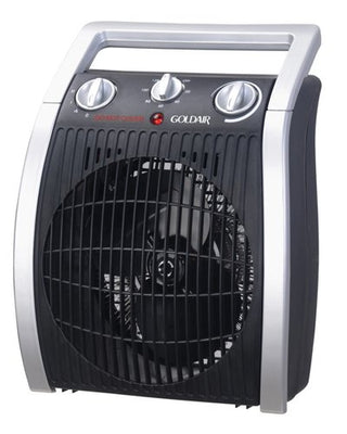 Goldair Fan Heater 2000W + Timer - Silver GRFH-1783S