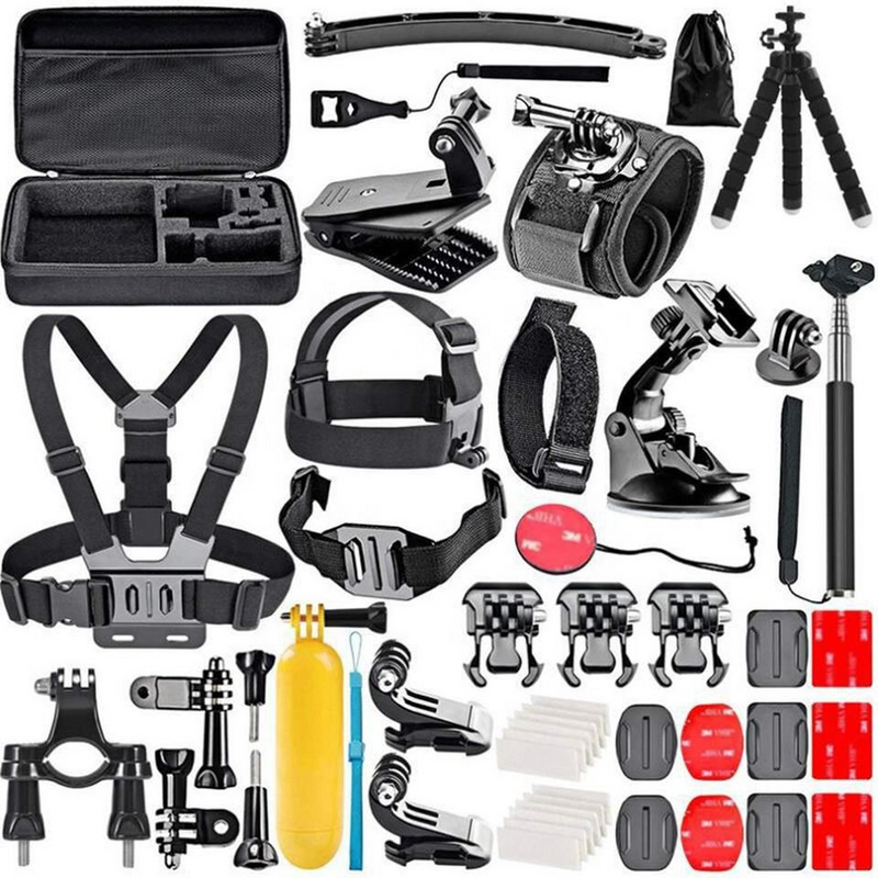 Jack Brown 50 in 1 GoPro Hero Accessories & DJI Osmo Action Accessory Kit