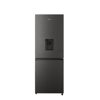 Hisense 222L Bottom Freezer Fridge with Water Dispenser -Titanium Inox