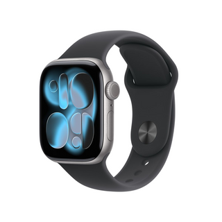 Apple Watch Series 11 GPS+Cell 42mm Space Grey Alumn Case, Black Sport Band - S-M
