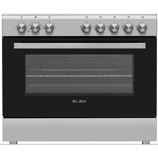 Elba 04/96CL827 Gas Stove 5 Burner - Electric Oven - 90cm Stainless Steel