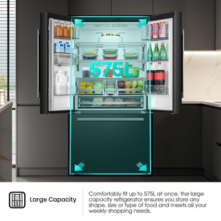 Hisense French-Door Refrigerator - H760FSB-WD