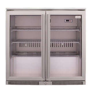 SnoMaster - 200L Sub-Zero Under Counter Beverage Cooler - Stainless Steel (SD-220SS)