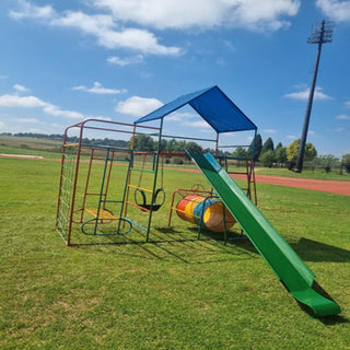 Senior Double Jungle Gym: With A Flat See-Saw.