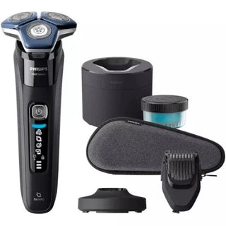 Philips Wet & Dry Shaver USB-A Charging with Cleaning Pod, Beard Styler & Travel Case S5898/38