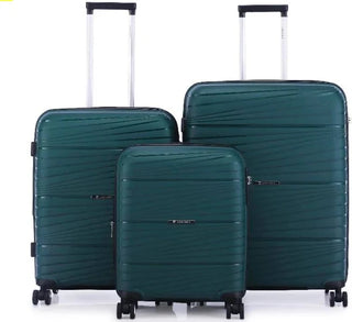 Pierre Cardin Montpellier Luggage Spinner 3 Piece Set | Green