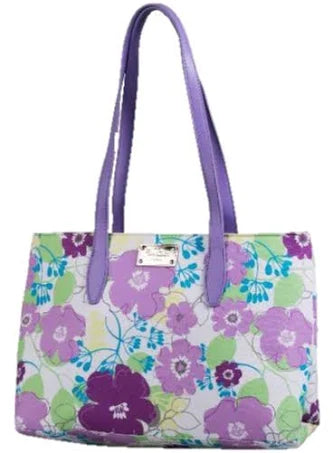 Pierre Cardin Aasha Floral Tote Handbag | Lilac