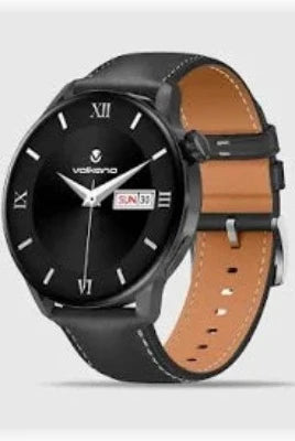 MULTI-FUNCTION SMARTWATCH  with BT Calling and Leather Style Strap VK-5086-BK