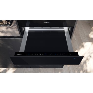 Siemens  iQ700 warming drawer 60 x 14 cm,black stainless steel BI710C1B1