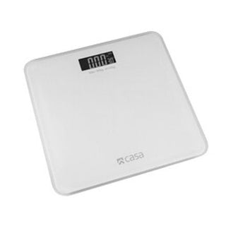 Casa Electronic Bathroom (Round Edge) Glass Scale (BIANCO)