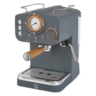 SWAN - NORDIC SLATE GREY PUMP ESPRESSO MAKER  SK22110GRYN