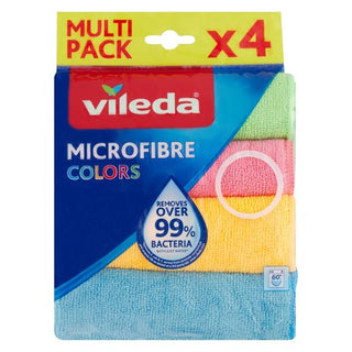 Vileda Mirofibre Cloths 4 Pack
