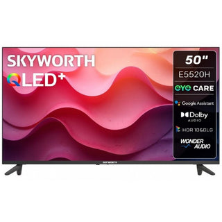 Skyworth 50" E5520H 2K QLED Google Smart TV with Google Assistant