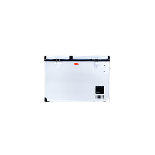 Snomaster 56lt Dual compartment Stainless Steel Fridge/Freezer - SMDZ-CL56D