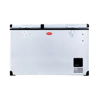 Snomaster 66lt Dual Compartment Stainless Steel Fridge/Freezer - SMDZ-EX67D