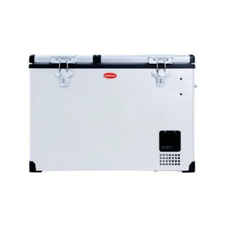 SnoMaster 66lt Low Profile Dual Compartment Stainless Steel Fridge/Freezer - SMDZ-LP66D
