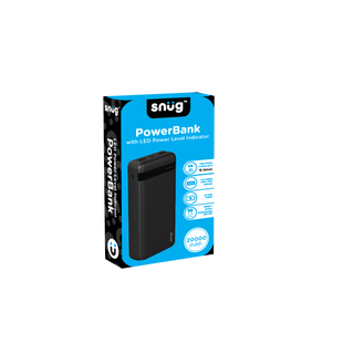 Snug 20 000mAh LED2 Powerbank Black