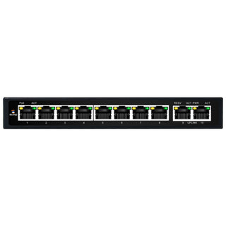 Scoop 10-port 96W Fast Ethernet AI PoE Network Switch