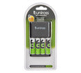 Uniross Hybrio Eco Easy Charger with 4 x Rechargeable Batteries (AA)