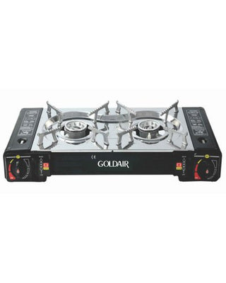 Goldair 2 Burner Portable Camping Gas Stove Model number GGCH-200