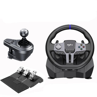 PXN V9 Gen 2 Gaming Steering Wheel 270-900 degree 3 Pedals and Gear Shifter